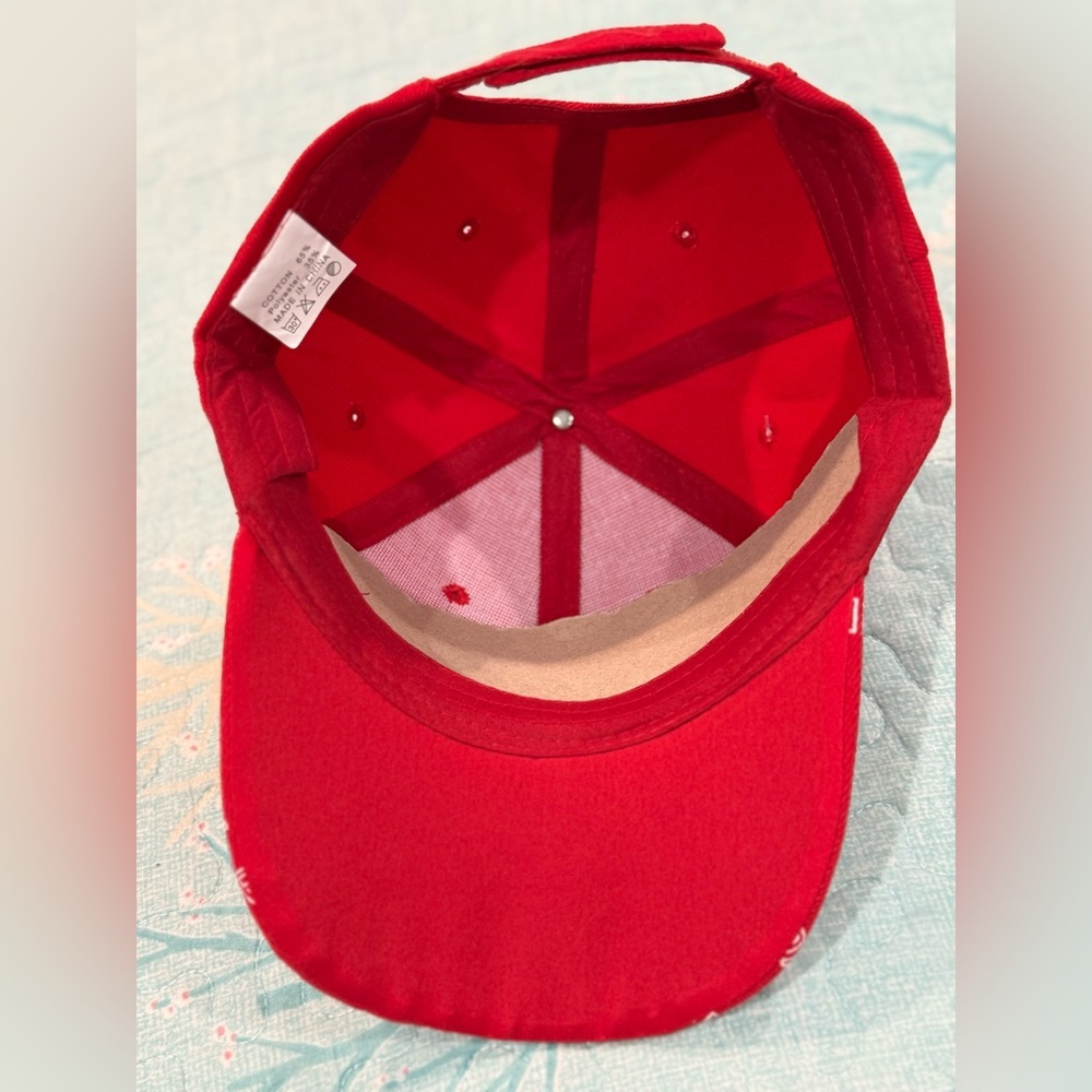NWT Red Florida Cap with White Lettering - Picture 3 of 4